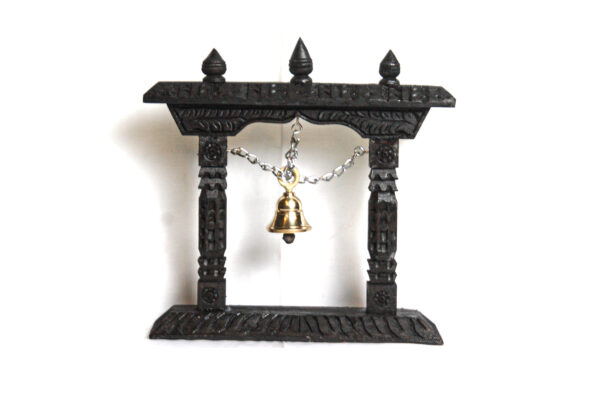 Wood carving Big Bell Stand