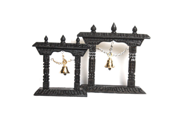 Wood carving Big Bell Stand